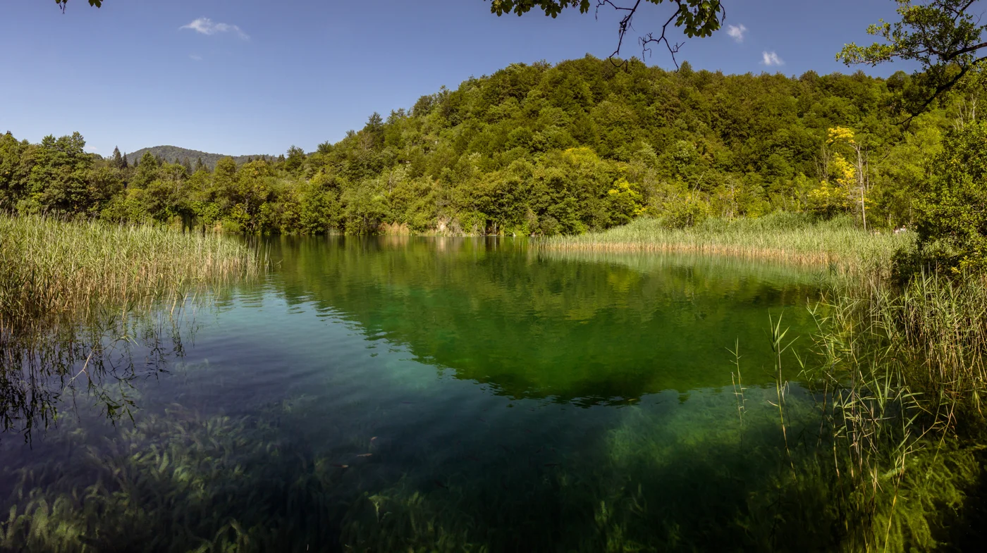 Panorama dei Laghi di Plitvice in Croazia