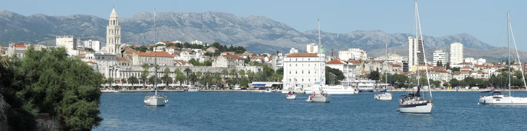 Panorama del lungomare Riva di Spalato
