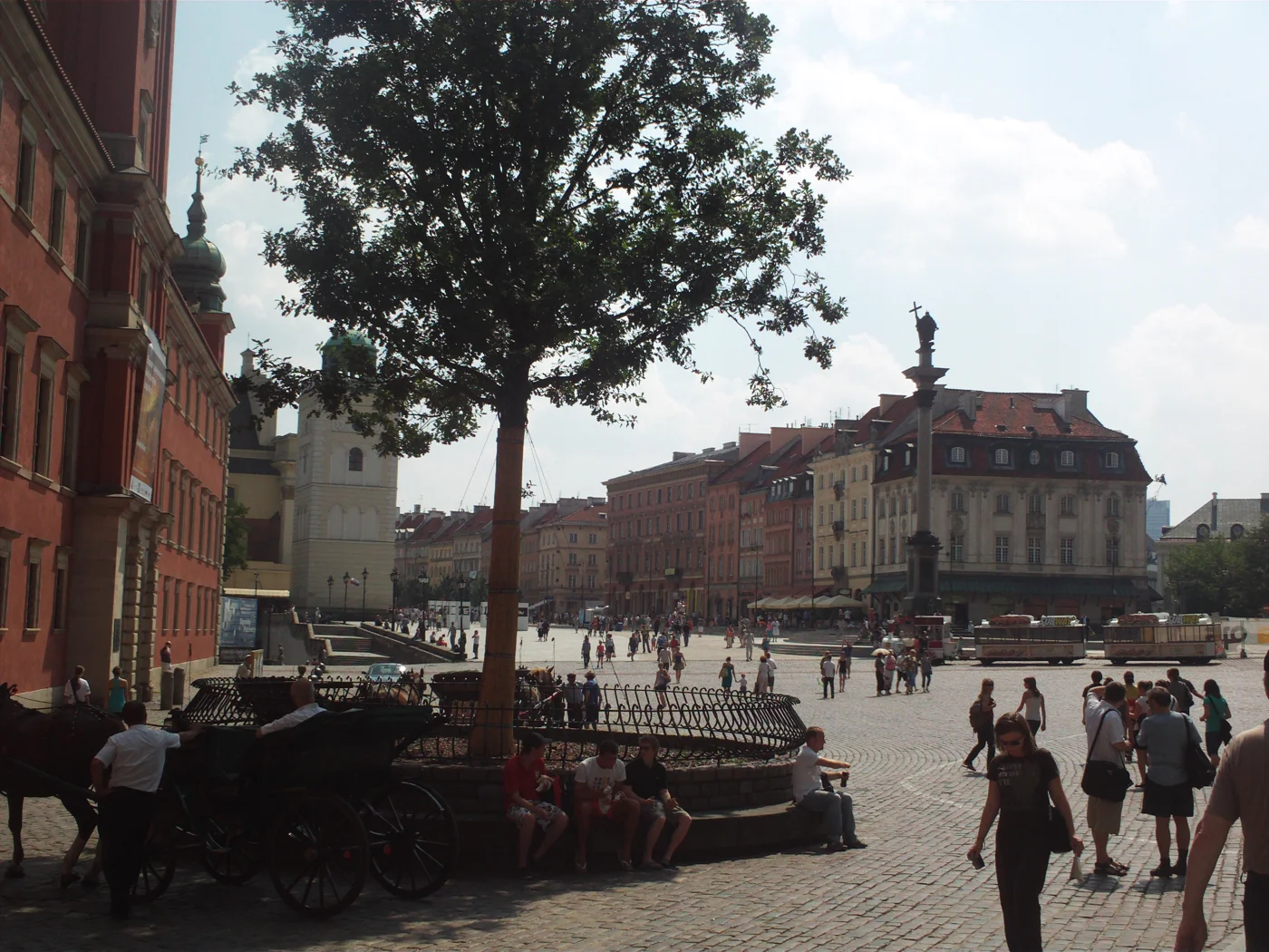 Piazza del Castello a Varsavia