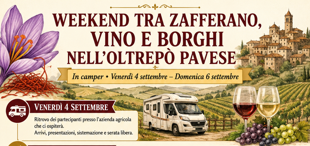 Oltrepò Pavese: zafferano, vino e borghi